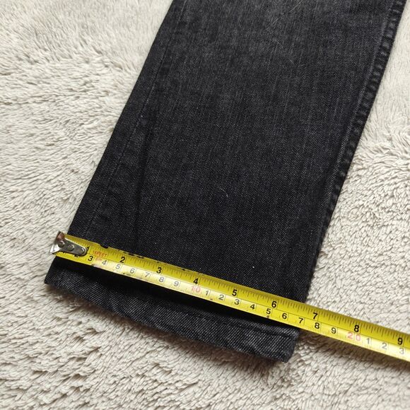 Levi's 520 Taper Jeans 34x30 Dark Gray Stretch Slim Straight Retro - Picture 10 of 10